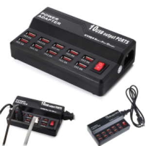 Power Charger 10 USB 12A W-838 - ឆ្នាំងសាក 10 រុន​ 12 អំពែ