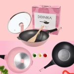 Mable steel fry pan M04 - ខ្ទះឆា M04