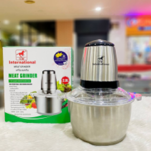 Food processor grinder SS bowl 2L - ម៉ាស៊ីនកិនសាច់ ក្រឡអ៊ីណុក 2L
