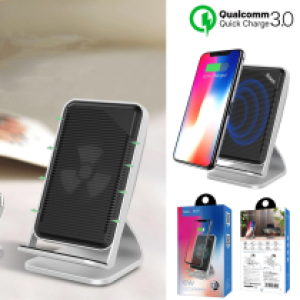 Charger Wireless HOCO CW11 QC3.0 - ឆ្នាំងសាកអត់ប្រើខ្សែ ហូកូ CW11
