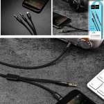 Cable Convertor Lightning to AUX hoco UPA08 - ខ្សែបំឡែង ឌុយអាយហ្វូន ទៅ រុនកាស់ 3.5" hoco UPA08