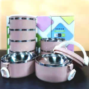 Lunch Box Plastic 03 4Layer - ស្រាក់បាយជ័រ 03 4ជាន់លាត