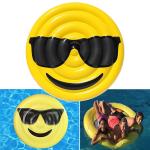 Air Inflatable floating Smiley Face - ពោងអណ្ដែតទឹក រៀងមុខញញឹមពាក់វ៉ែនតា