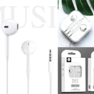 Earphone wire WUW R51 - កាសខ្សែស៊កត្រជៀក WUW R51