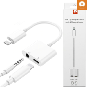 Converter Lightning Bluetooth to AUX/Lightning WUW X89 - ឌុយបំលែងកាសទៅកាសម៉ូលនិងសាកថ្មប៊្លូធូស ហូកូ WUW-X89
