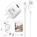 Power Charger XO L37 iPhone - ឆ្នាំងសាក អ៊ីចអូ L37 មានខ្សែអាយហ្វូន