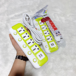 Power Strip 4Socket 2USB 3M NO:5055 - ព្រីភ្លើង 4រុន និង 2 រុនសាកថ្ម 3ម៉ែត NO:5055