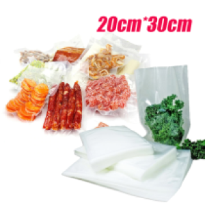 Vacuum Plastic bag (100pcs) 20*30cm A1 - ថង់អ៊ុតម្ហូប 20*30cm រលោងសងខាង
