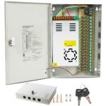 Power Supply BOX CCTV Camera DC12V-15A 18Ports - ដុំភ្លើង កាមេរ៉ាសុវត្ថិភាព DC 12V 30A ប្រអប់មាន រុន 18