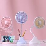 Fan Mini+Lamp Rechargeable D8 - កង្ហារតូច សាកថ្មមានអំពូល D8