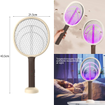 Mosquito Killer Electric 2in1 Hit and Stand - ឧបករណ៍ ឆក់ម៉ូស និងស្រូបមូស 