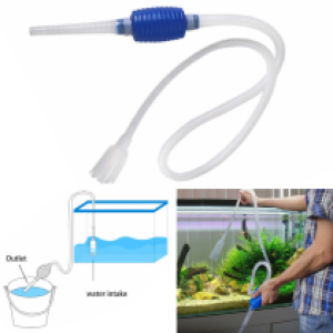 Pipe Pump Fish Tank Cleaner 143cm - ទុយូបូបទឹក អាងត្រី 143សម