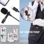 Microphone LIVE mini Clip XO MKF03 iPhone - ក្បាលមេក្រូ តូច XO MKF03 ឌុយ Lightning