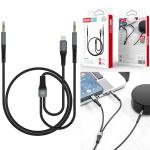 Converter Lightning/AUX to AUX 3.5mm XO NB-R178A 2in1 - ខ្សែបំឡែង ឌុយកាសម៉ូល 2in1 ទៅ (ឌុយសំប៉ែត,មូល) XO NB-R178A