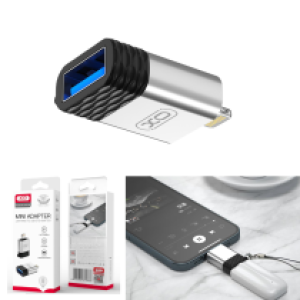 Converter OTG XO NB186 Lightning To USB Adapter  - ឌុយបំឡែង OTG XO NB186 ឌុយអាយហ្វូនទៅ រុន USB