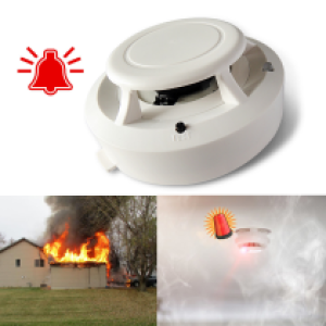 Alarm Fire Smoke  JTY-GD-SA1201 - ឧបករណ៍រោទិ៍ ចាប់សញ្ញាផ្សែង