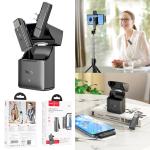 Microphone LIVE Wireless hoco S31 Stream Type-C - ក្បាលមេក្រូអត់ខ្សែ hoco S31 Stream Type-C