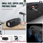 Speaker Bluetooth XO F33+Wire Mic - បាស់ប្ល៊ូធូសប្រើថ្ម អ៊ិចអូ F33 មានមេក្រូ