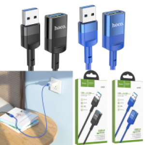 USB Extension Cable 3.0 hoco U107 1.2m - ខ្សែ បន្ត USB 3.0 hoco U107 (1.2ម៉ែត)