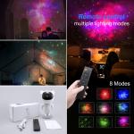 Projector Laser Lamp Astronaut starry sky - អំពូល ភ្លើងឡេស័ររាត្រី អវកាសយានិក ផ្កាយ វិល