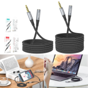 Cable 3.5mm AUX extension hoco UPA20 1m - ខ្សែសំឡេង តបន្ថែម hoco UPA20 1ម៉ែត