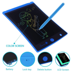 Writing board colourful pen (8.5 inch) - ក្តារសរសេប្រើថ្ម ទំហំ 8.5 អ៊ីង