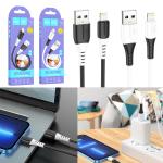 Cable Charger silicone hoco X82 iPhone - ខ្សែសាកស៊ីលីខុន ហូកូ​ X82 iPhone 1ម៉ែត