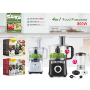 Food processor 4in1 DSP KJ3041-Black - ម៉ាស៊ីនកិនម្ហូបអាហារ 4in1 SF-8090