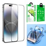 Screen Protector hoco A12 Plus iPhone 15 Pro - កញ្ចក់ពេញ ហូកូ A12 Plus iPhone 15 Pro