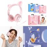 Headset Wire HOCO W36 Cat ear - កាស់ក្តោបត្រជៀក ហូកូ W36 Cat ear