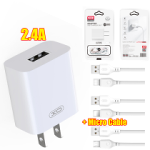 Power Charger XO L99 2.4A Micro - ឆ្នាំងសាក អ៊ីចអូ L99 2.4A ខ្សែ Micro