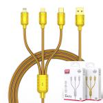 Cable Charger 3in1 XO NB216 3A - ខ្សែសាក 3in1 XO NB216 3A