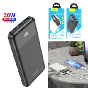 Power Bank hocoJ102 Cool figure PD20W+QC3.0 10000mAh - ថ្មជំនួយ hoco J102 Cool figure PD20W+QC3.0 10000មីលីអំពែ