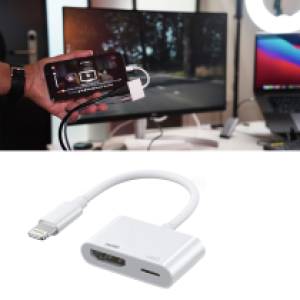 Converter Lightning to HDMI L8-3SE - ឌុយបំឡែង ឌុយអាយហ្វូនទៅ HDMI L8-3SE