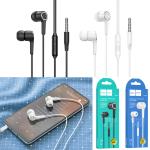 Earphone wire hoco M104 Gamble - កាសខ្សែស៊កត្រជៀក ហូកូ M104 Gamble