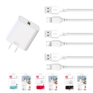 Power Charger XO L103 QC3.0 18W Set TypeC - ឆ្នាំងសាក អ៊ីចអូ L103 QC3.0 18W ឈុត Type-C