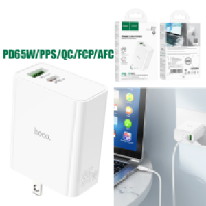 Power Charger Hoco C113 PD65W/PPS/QC/FCP/AFC - ឆ្នាំងសាក ខ្វីកឆាច ហូកូ C113 PD65W/PPS/QC/FCP/AFC
