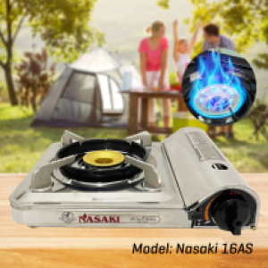 Gas Stove Portable Nasaki 16AS - ចង្ក្រានហ្គាសប្រើកំប៉ុង Nasaki 16AS