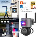 Camera Bullet  360° 4GLTE 4M Alarm SECTEC ST-429-4M-TY Tuya - កាមេរ៉ាសុវត្ថិភាព 360 Alarm SECTEC ST-429-4M-TY Tuya