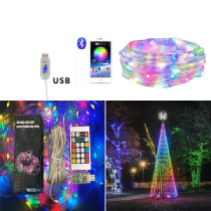 USB Lamp LED String Dot RGB 10M  - អំពូល​ USB LED ខ្សែ ប្រវែង 10ម៉ែត