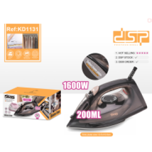 Steam Iron DSP 1600W KD1131 - ឆ្នាំងអ៊ុតចំហាយទឹក DSP 1600W KD1131