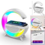 Speaker Bluetooth+Wireless Charger colorful BT-2301/XM-11 - បាស់ប្ល៊ូធូសប្រើថ្ម និងសាកទូរសព្ទ័ អត់ខ្សែ​BT-2301/XM-11 ភ្លើងគ្រប់ព័ណ