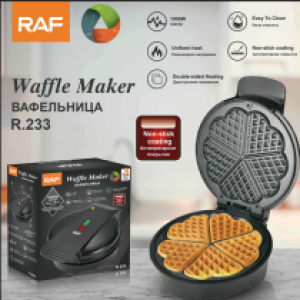 Waffle maker​​ 1000W RAF R.233 - ម៉ាស៊ីនចាក់នំពុម្ភ 1000W RAF R.233