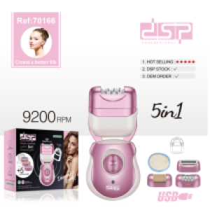 DSP lady body shave 5in1 Model-70166 - ឧបករណ័កោររោម 5in1 Model-70166
