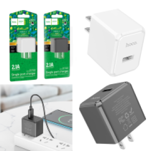 Power Charger hoco CS11 2.1A single port  - ឆ្នាំងសាក​ ហូកូ CS11 រុនសាកមួយ 2.1A