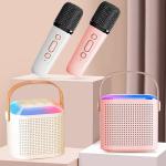 Speaker Bluetooth Y1(2Wireless Mics) - បាស់ប្ល៊ូធូសប្រើថ្ម  Y1 មានមេក្រូប៊្លូធូស2