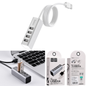 HUB USB hoco HB1(USB to 4USB) - ដុំបំបែក USB ហូកូ HB1(USB to 4USB)