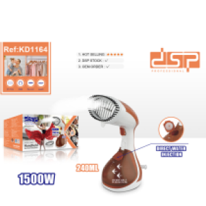 Handheld Garment Steamer 1500W DSP KD1164 - ឆ្នាំងអ៊ុតចំហាយទឹកr 1500W DSP KD1164