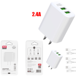 Power Charger XO L85C 2.4A ​Single Port - ឆ្នាំងសាក XO L85C 2.4A ដុំសាក
