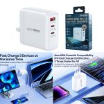 Power Charger Remax RP-U100 PD/QC 65w - ឆ្នាំងសាក ខ្វីកឆាច Remax RP-U100 PD/QC 65w